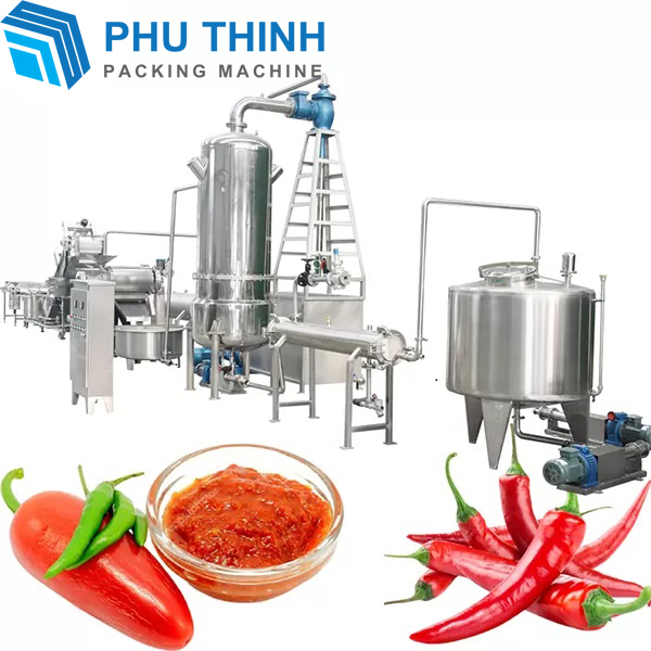 Dây chuyền sản xuất tương ớt