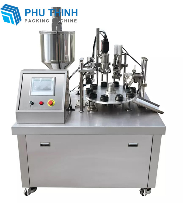 Máy Chiết Rót Niêm Phong Tuýp Kem Bán Tự Động
