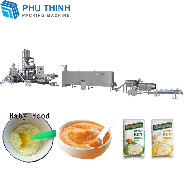dây chuyền sản xuất bột dinh dưỡng cho trẻ em